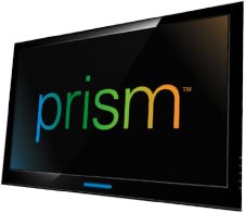 In what areas is Prism TV service available?