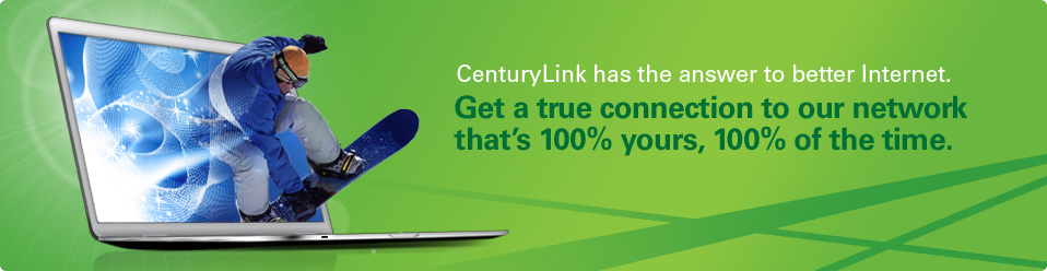CenturyLink has the answer to better Internet. Get consistent speed with a private, direct connection to our network &ndash; all for one low monthly price.