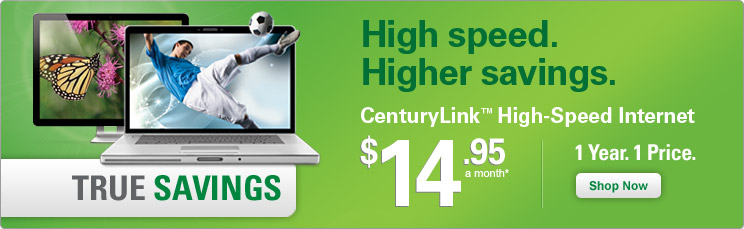 CenturyLink Triple Savings Bundle. As low as $84.95 a month. Build a custom bundle now.