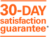 30-Day satisfaction guarantee*