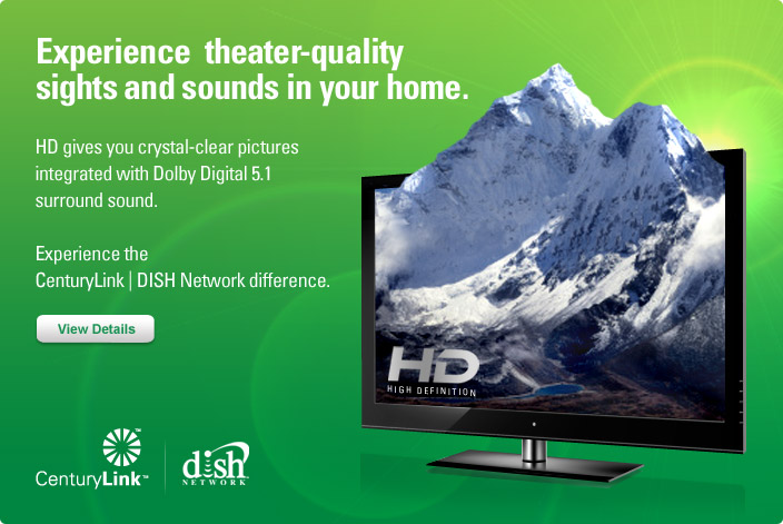 Experience theater-quality sights and sounds in your home.