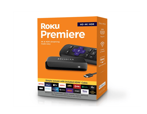 Roku 4 streaming device box