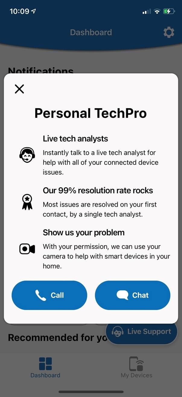 Pocket Geek Home live support options