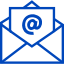 blue email icon