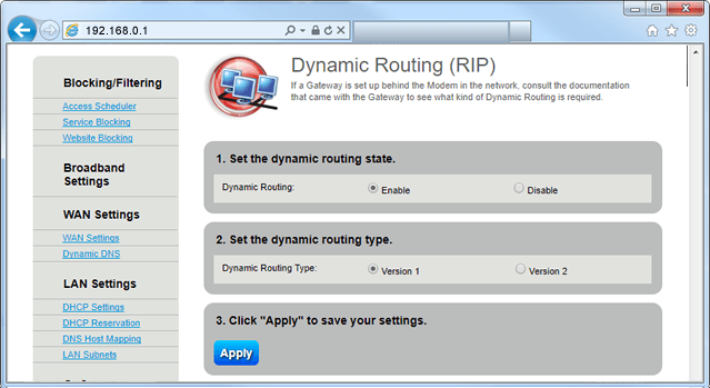 Dynamic Routing Step 6
