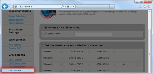 LAN Subnets Step 5