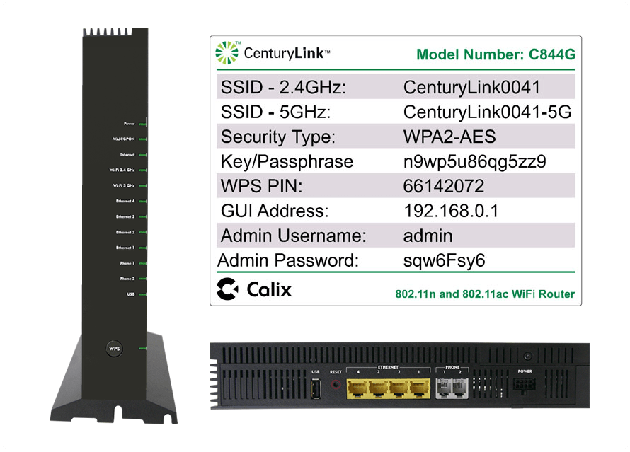 Módem Calix C844G