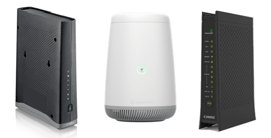 CenturyLink Fiber Internet with modem