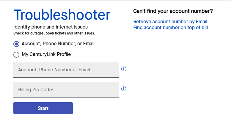 Troubleshooter sign-in screenshot