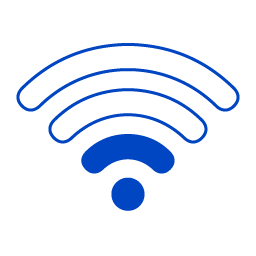 Weak WiFi signal icon