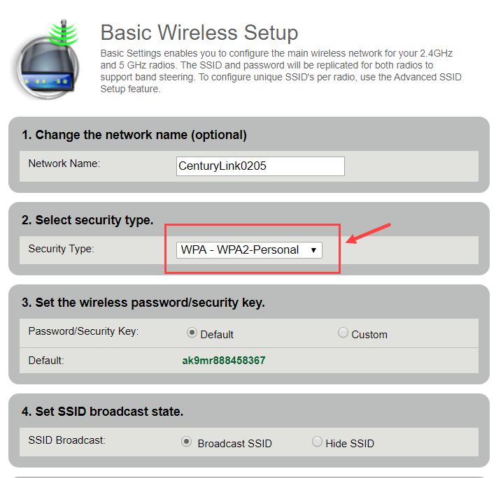 Wireless security - type 2