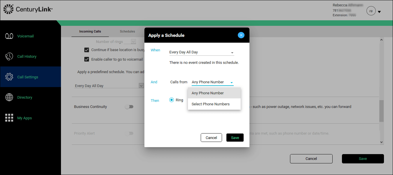 simple-end-user-portal-call-settings-sequential-ring-apply-a-schedule
