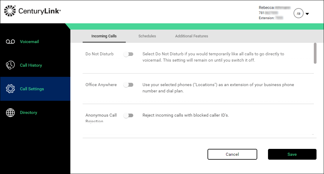 simple-end-user-portal-call-settings