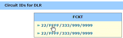 Circuit IDs hovered over